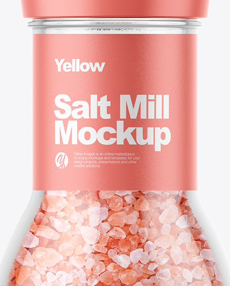 Pink Salt Mill Mockup