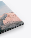 Hardcover Book w/ Matte Cover Mockup