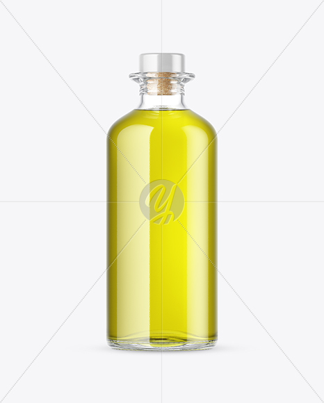 Clear Oil Bottle Mockup