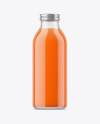 Carrot Juice Bottle Mockup