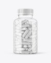 Clear Pills Bottle Mockup