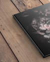 Hardcover Book w/ Textured Cover Mockup