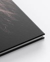 Hardcover Book w/ Textured Cover Mockup