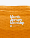 Men’s Jersey with Eyelet Mesh Fabric Mockup