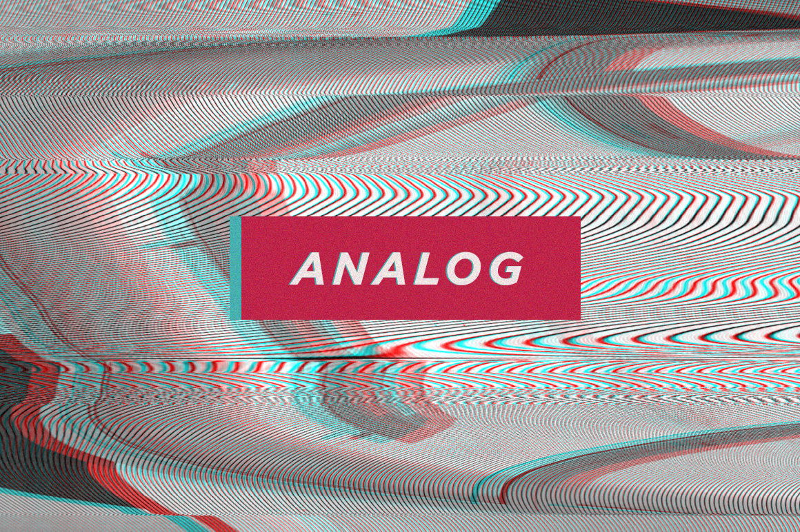 Analog Video Distortion Glitch Textures