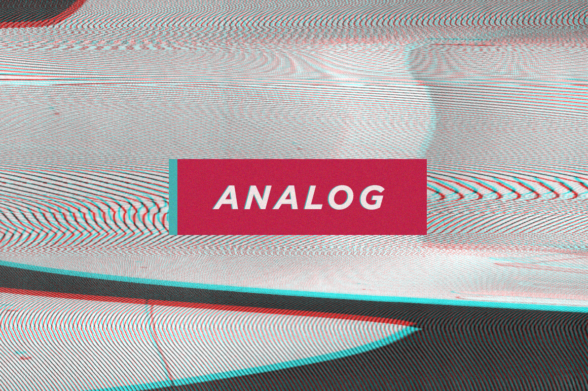 Analog Video Distortion Glitch Textures