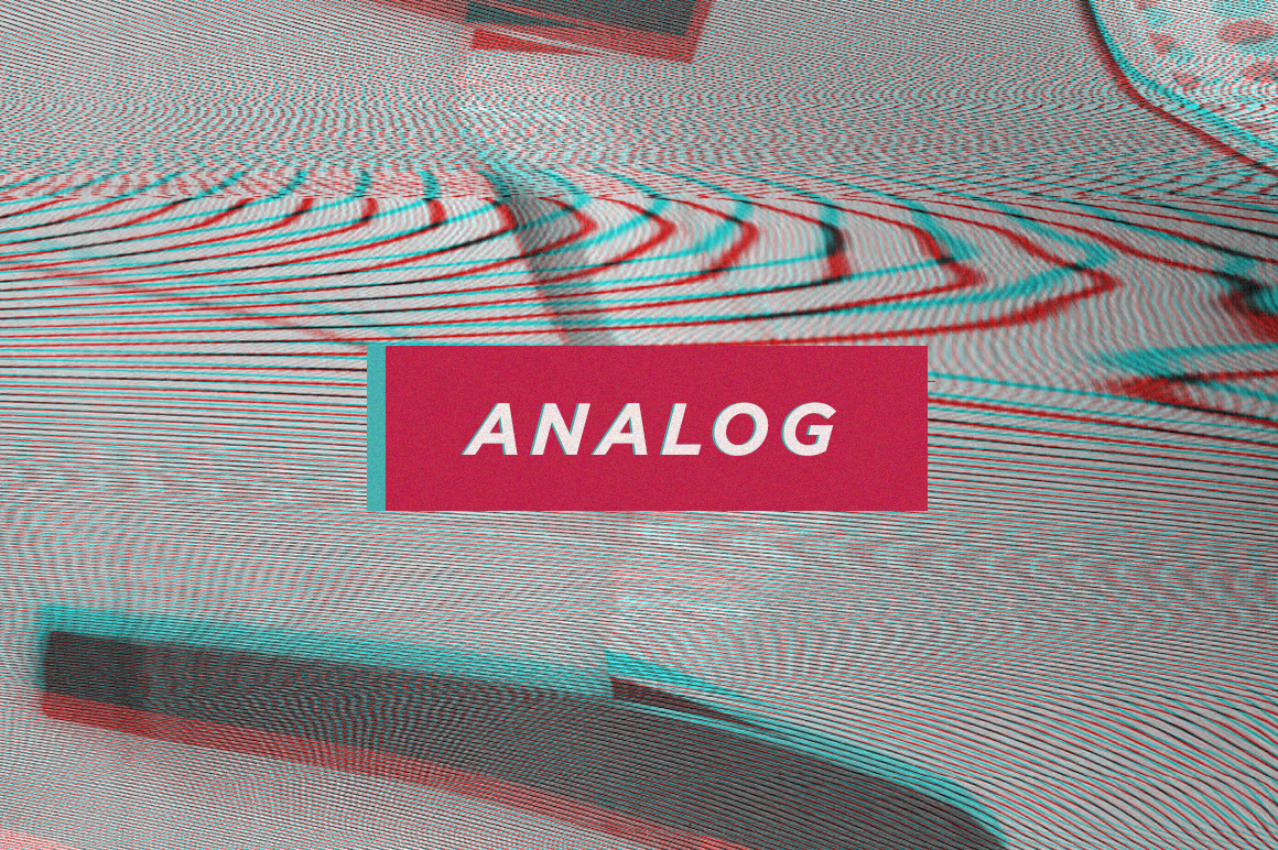 Analog Video Distortion Glitch Textures