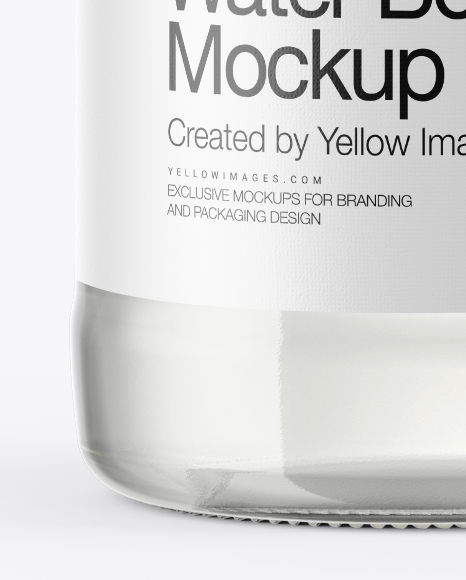Tonic Water Bottle Mockup