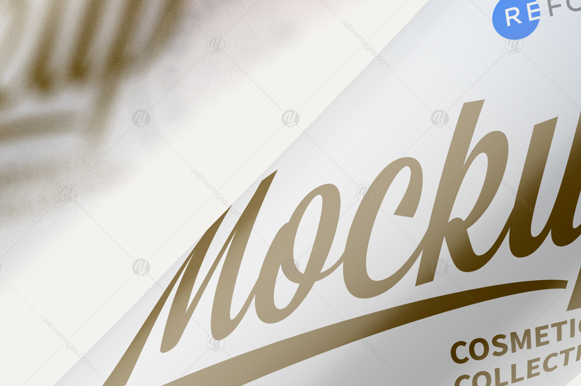 Cosmetic Plastic Tube Mockup Poster Cosmetic Plastic Tube Mockup Poster