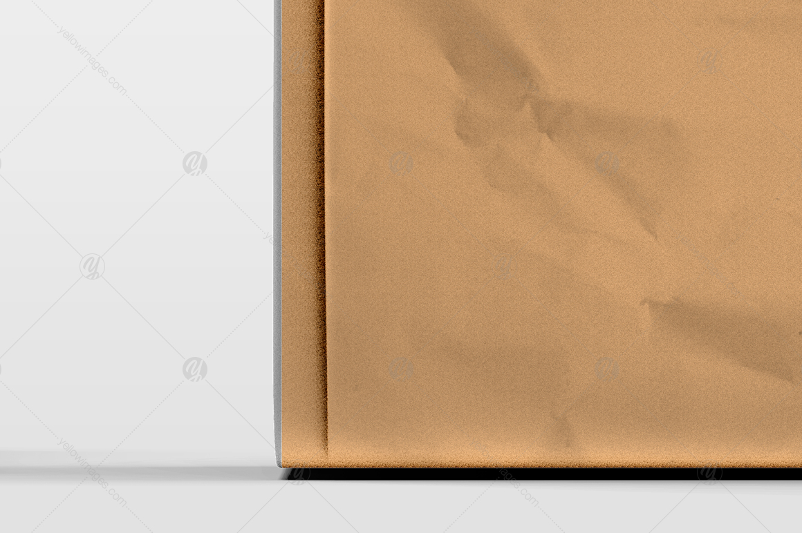 Paper Bag with Window Mockup