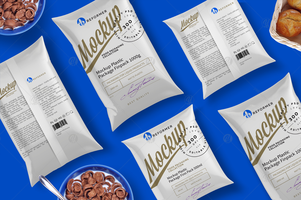 Mockup Poster Finn Pack 500-1000ml Mockup Poster Finn Pack 500-1000ml