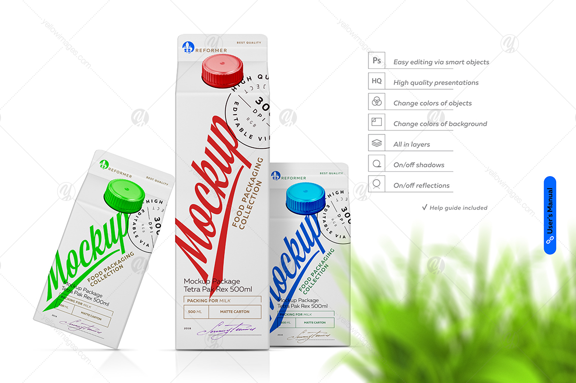 Mockup Poster Package Tetra Pak Rex