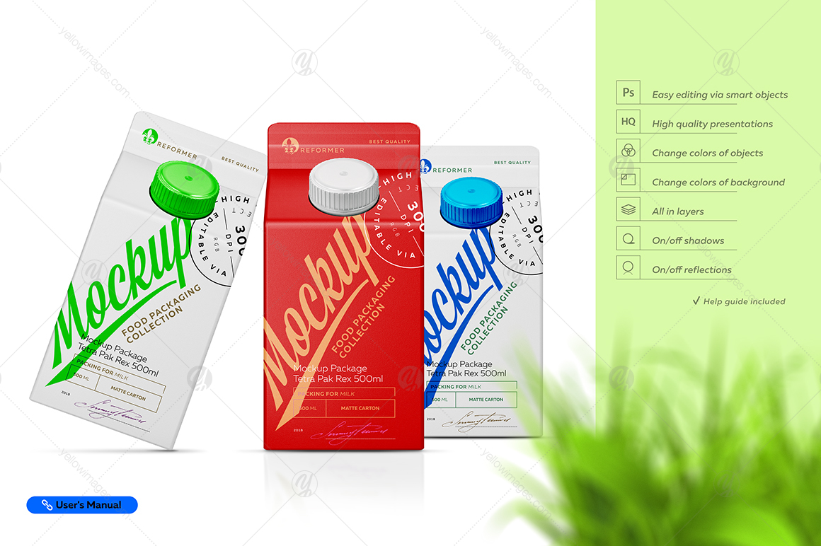 Mockup Poster Package Tetra Pak Rex