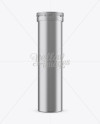 Metallic Effervescent Tablets Tube Mockup - Eye-Level Shot