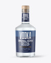 750ml Flint Glass Kyoto Bottle with Vodka Mockup