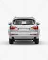 Audi Q7 Mockup - Back View