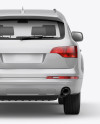 Audi Q7 Mockup - Back View