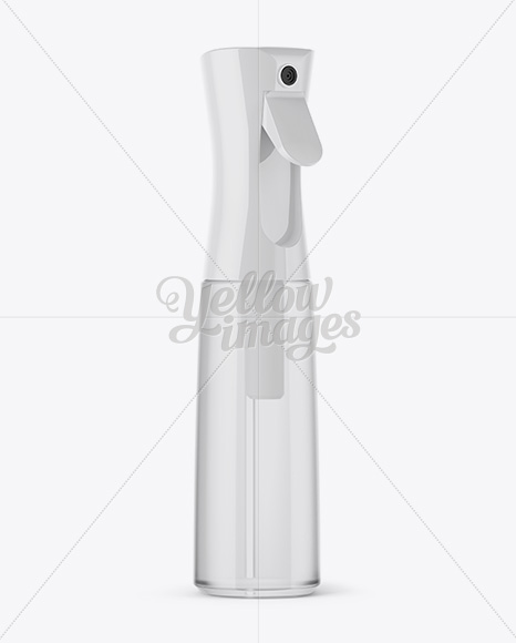 300ml Clear Plastic Sprayer Mockup 300ml Clear Plastic Sprayer Mockup