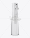 300ml Clear Plastic Sprayer Mockup 300ml Clear Plastic Sprayer Mockup