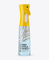 300ml Clear Plastic Sprayer Mockup 300ml Clear Plastic Sprayer Mockup