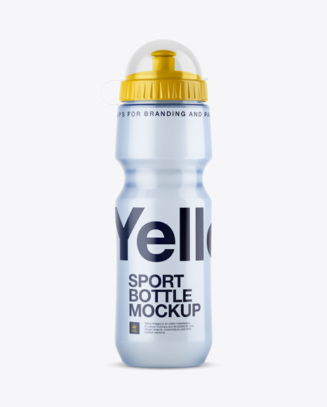 Transparent Plastic Sport Bottle Mockup - Clear+Plastic+Water+Bottle+with+Sport+Cap+Mockup+-+Clear+Plastic+330ml+Bottle+Mockup+-+Clear+...