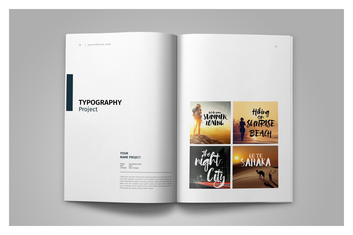 Graphic Design Portfolio Template