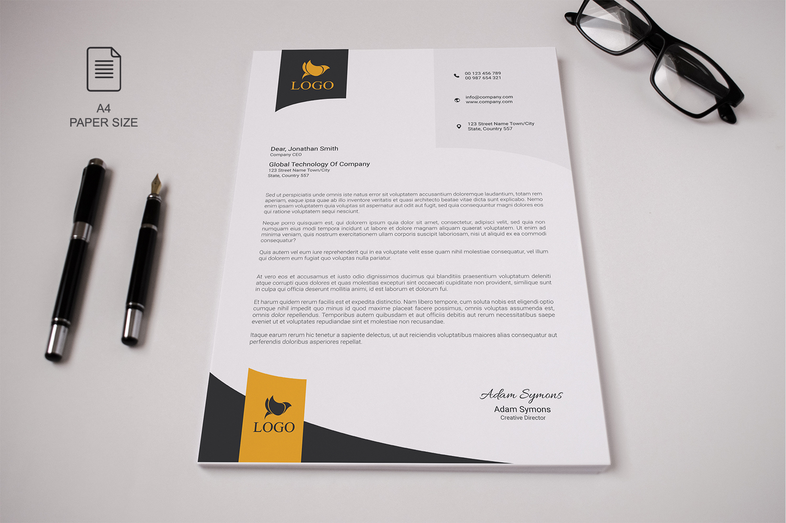 Letterhead Template