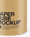 Kraft Paper Tube Mockup