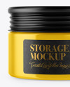 Glossy Storage Jar Mockup