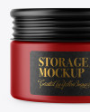 Matte Storage Jar Mockup