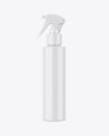 Glossy Spray Bottle Mockup