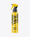 Glossy Spray Bottle Mockup