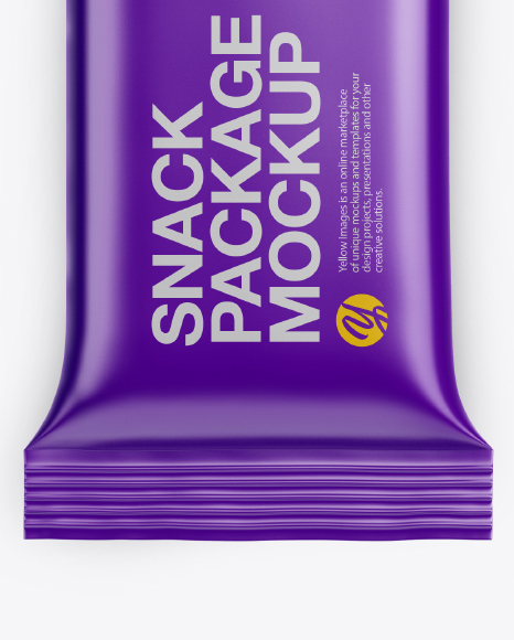 Matte Snack Package Mockup