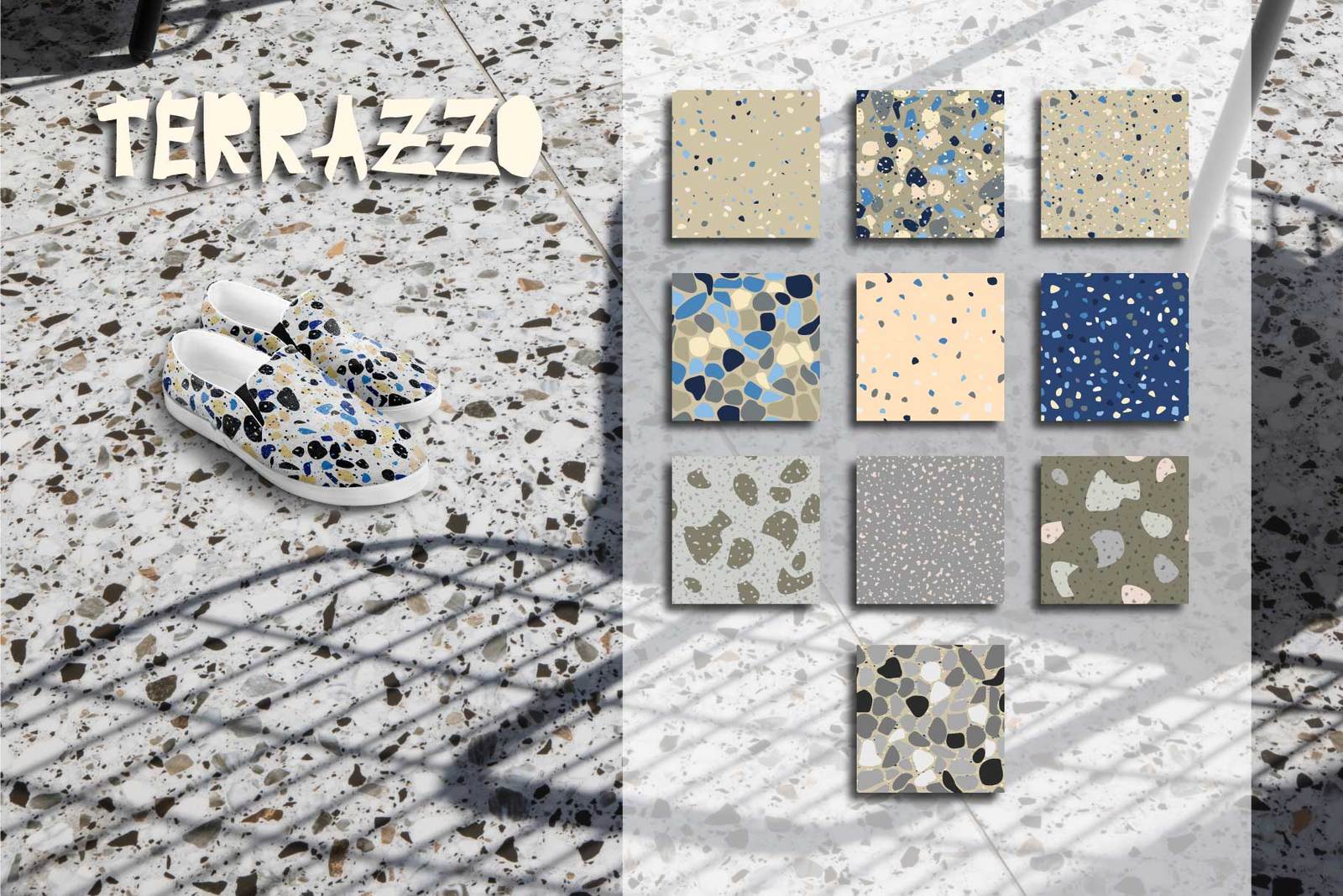 30 terrazzo seamless patterns 30 terrazzo seamless patterns