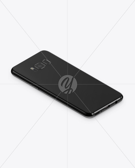 Isometric Samsung Galaxy S8 Mockup