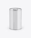 Glossy Tin Can Mockup