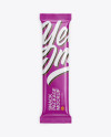Glossy Snack Package Mockup