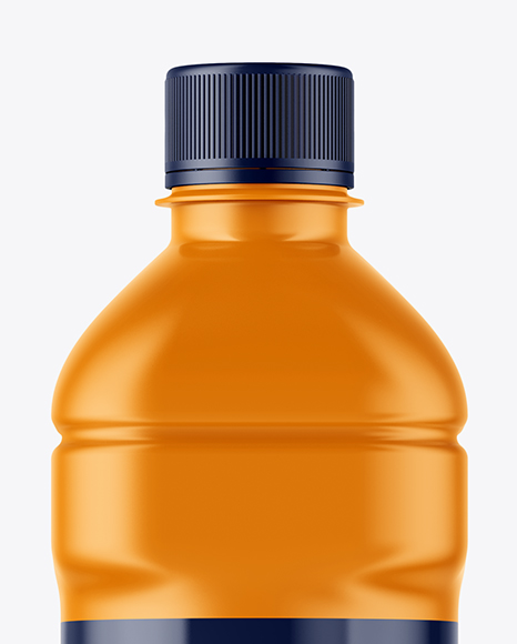 Matte Plastic Bottle Mockup