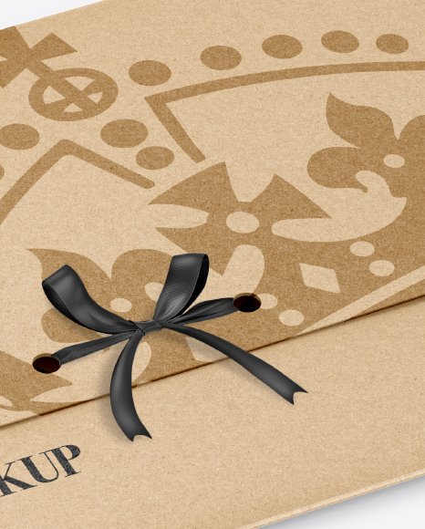 Kraft Folder Mockup