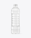 Clear Plastic Bottle Mockup