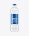 Clear Plastic Bottle Mockup