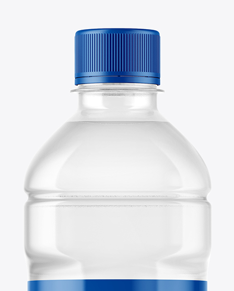 Clear Plastic Bottle Mockup