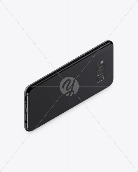 Isometric Samsung Galaxy S8 Mockup