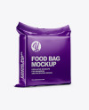 Glossy Food Bag Mockup