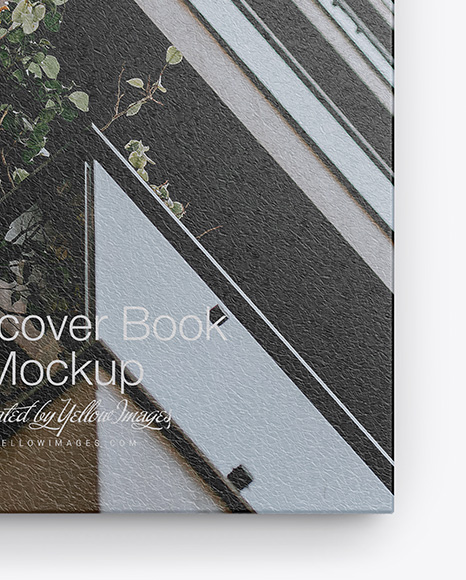 Hardcover Book w/ Leather Cover Mockup