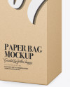 Kraft Wine Bag Mockup