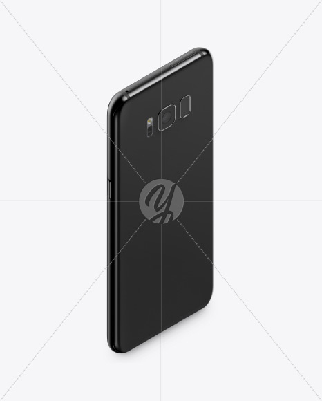 Isometric Samsung Galaxy S8 Mockup