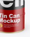 Matte Tin Can Mockup