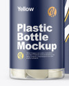 Clear Pills Bottle with Box Mockup