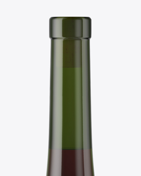 1.5L Green Glass Red Wine Bottle Mockup